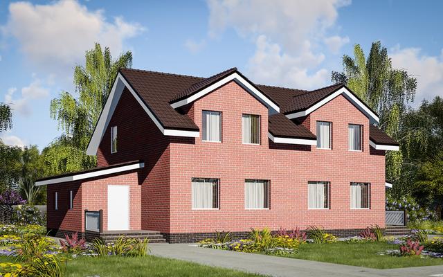 Проект двухэтажного таунхауса 100 кв.м. Проект двухэтажного таунхауса 100 кв.м.